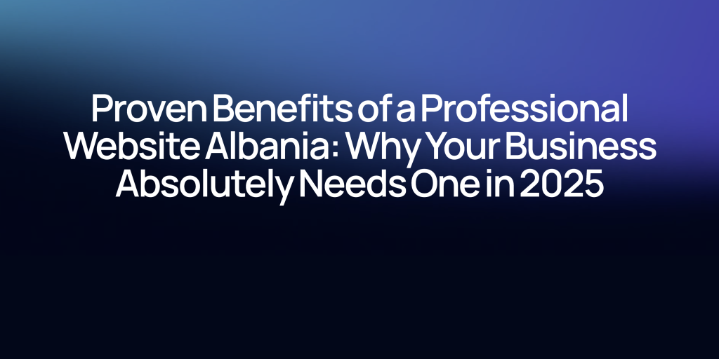 Web Development, SEO Optimization, White Label Website and SEO Services, professional website Albania